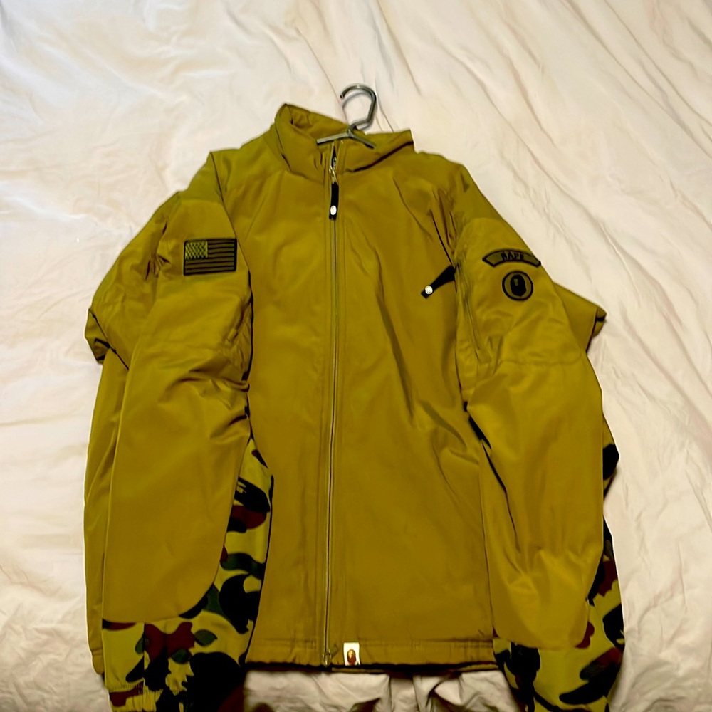 Bape first camo bomber